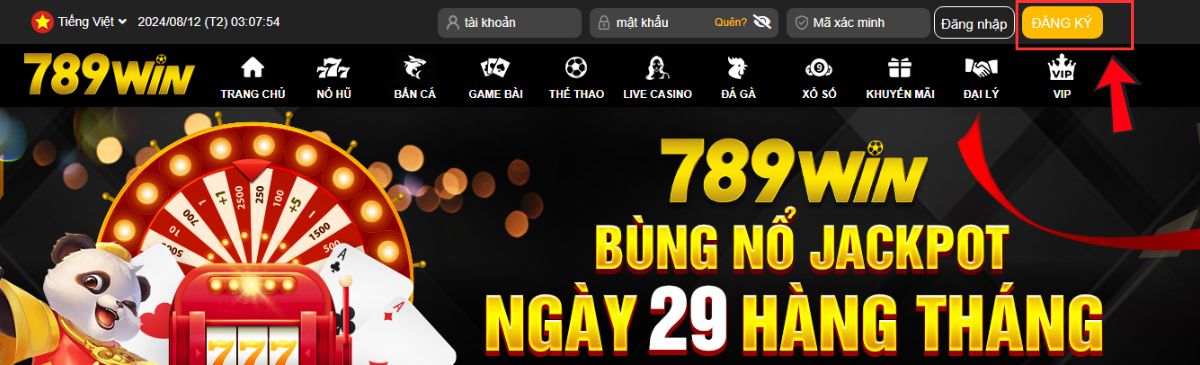 hướng dẫn đăng ký 789win dễ dàng cho người mới bắt đầu 1 chọn nút đăng ký tại trang chủ 789win