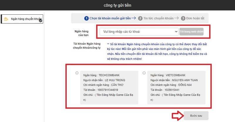 hướng dẫn nạp tiền 789bet đơn giản cho tài khoản gold 11 công ty gửi tiền 1