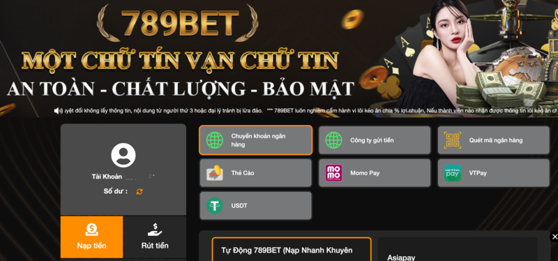 hướng dẫn nạp tiền 789bet đơn giản cho tài khoản gold 2 một số hình thức nạp tiền tại 789bet phổ biến nhất